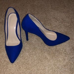 Blue heels